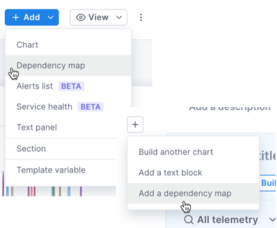 Add a dependency map