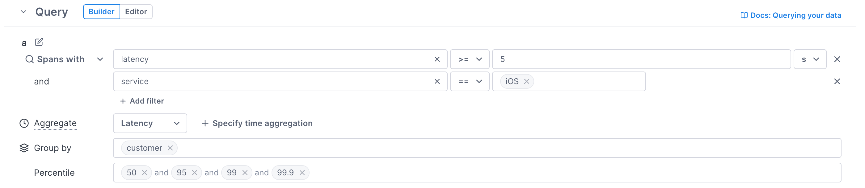 UQB filled in with the above example for latency