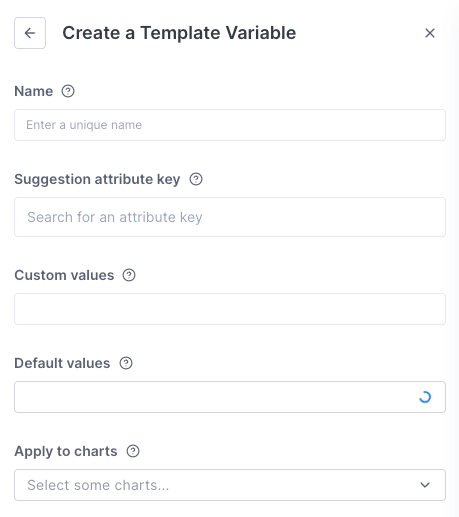 Create a custom template variable