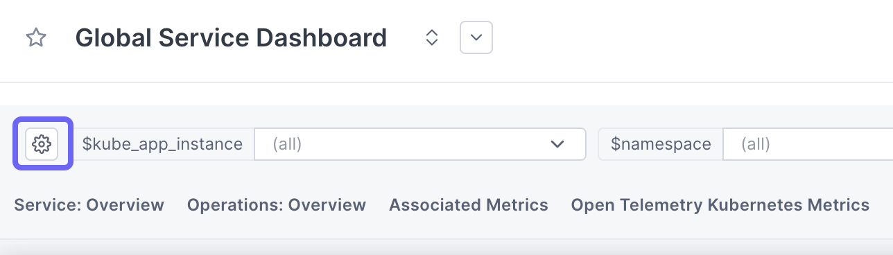 Manage variables