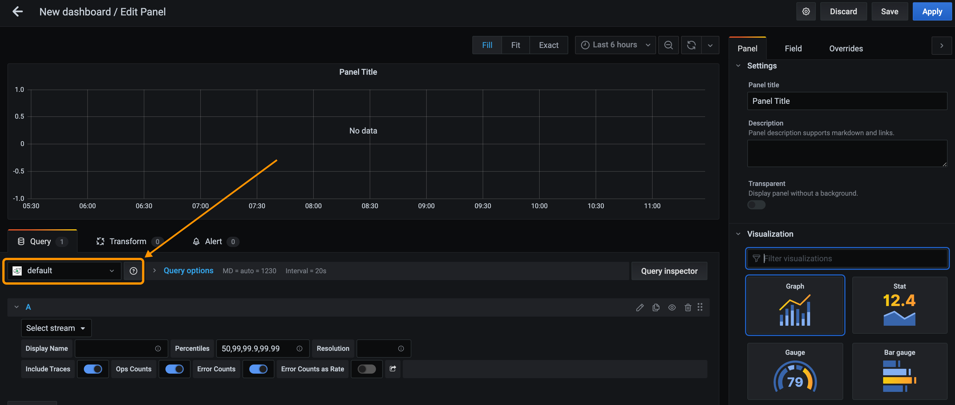 Lightstep as data source