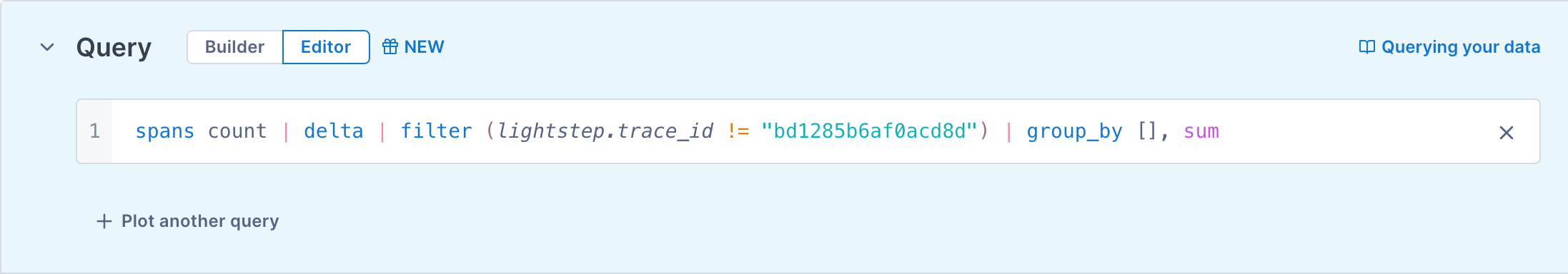 Trace ID query