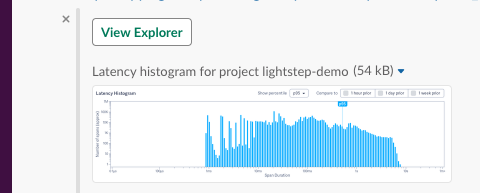 Slack's preview shows a chart and a View Explorer button.